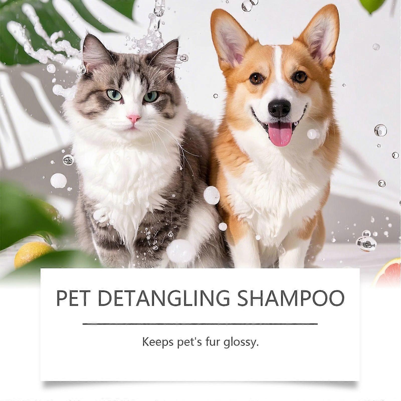 Image showcasing Dog Shampoo, Conditioner & Detangler - Pet Detangling Shampoo for ...