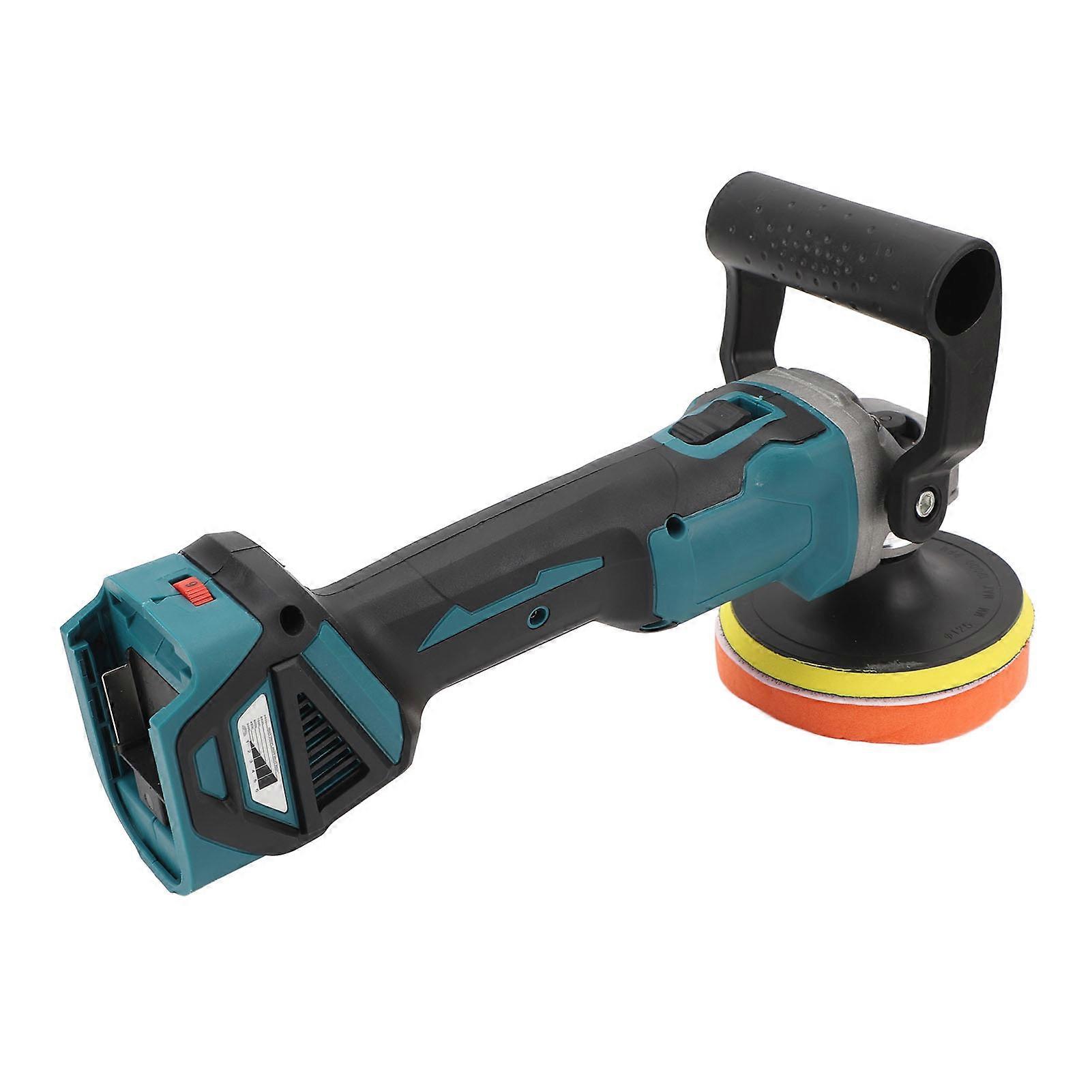 Cordless Buffer Polisher 6 Gear Speed 18V Battery Powered Brushless Cordless Grinding Polishing Machine for BL1820 