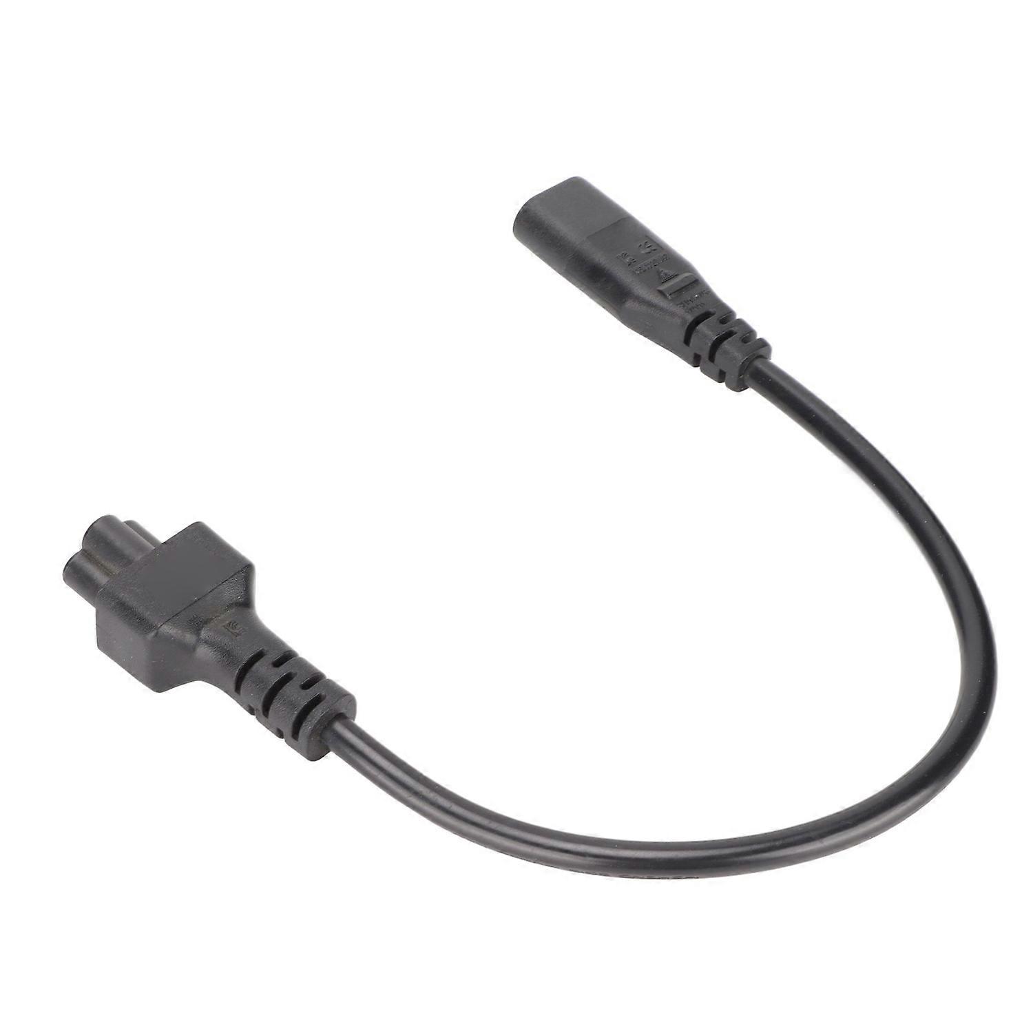 IEC320 C8 to IEC320 C5 Power Cord IEC320 C8 Male to C5 Female Cable Adapter for 3 Prong Laptop Power