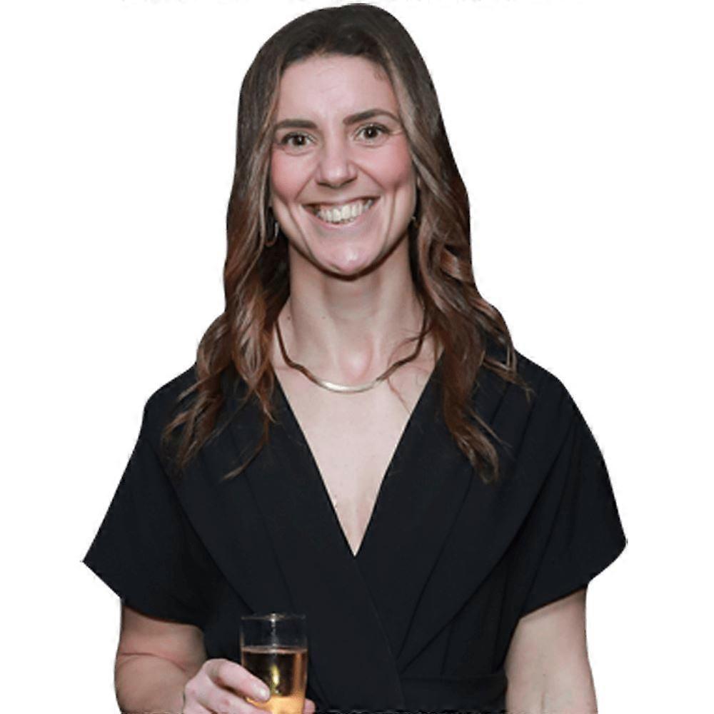 Sarah Hunter (Black Outfit) Half Body Buddy Cutout