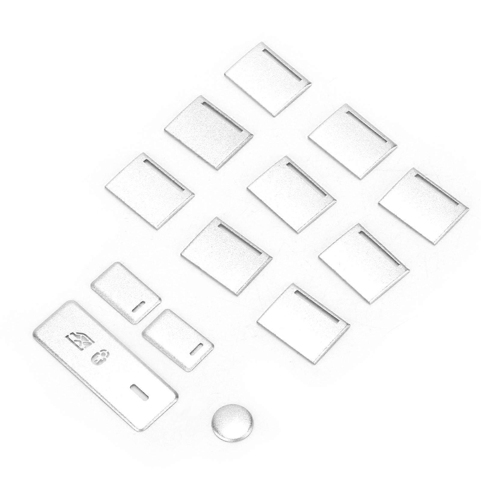 Door button sticker set for Jaguar XEL - 13pcs window controls