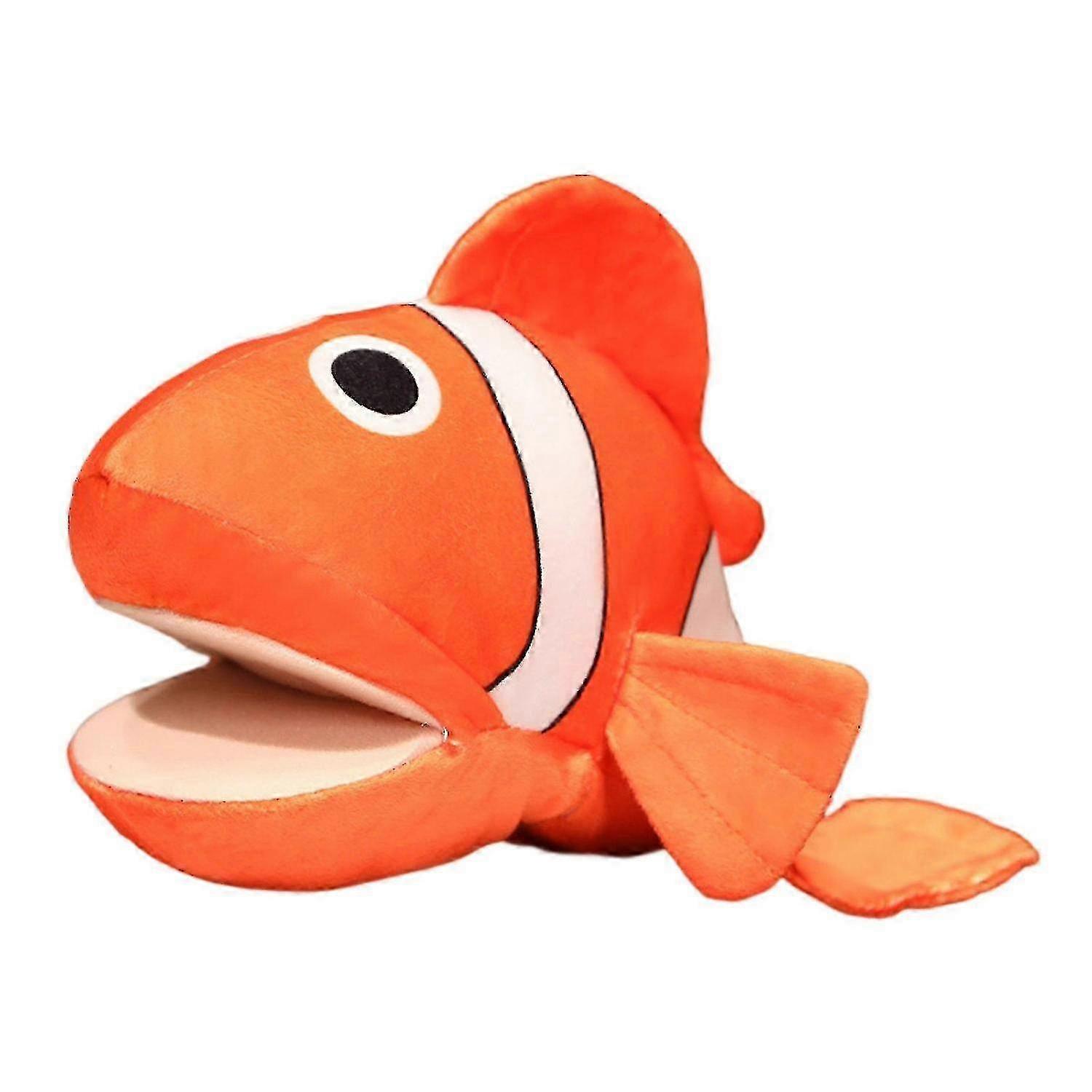 Animal Hand Puppet Soft Cute Shark Whale Octopus Fish Plush Doll Flexibility Training Interactive To