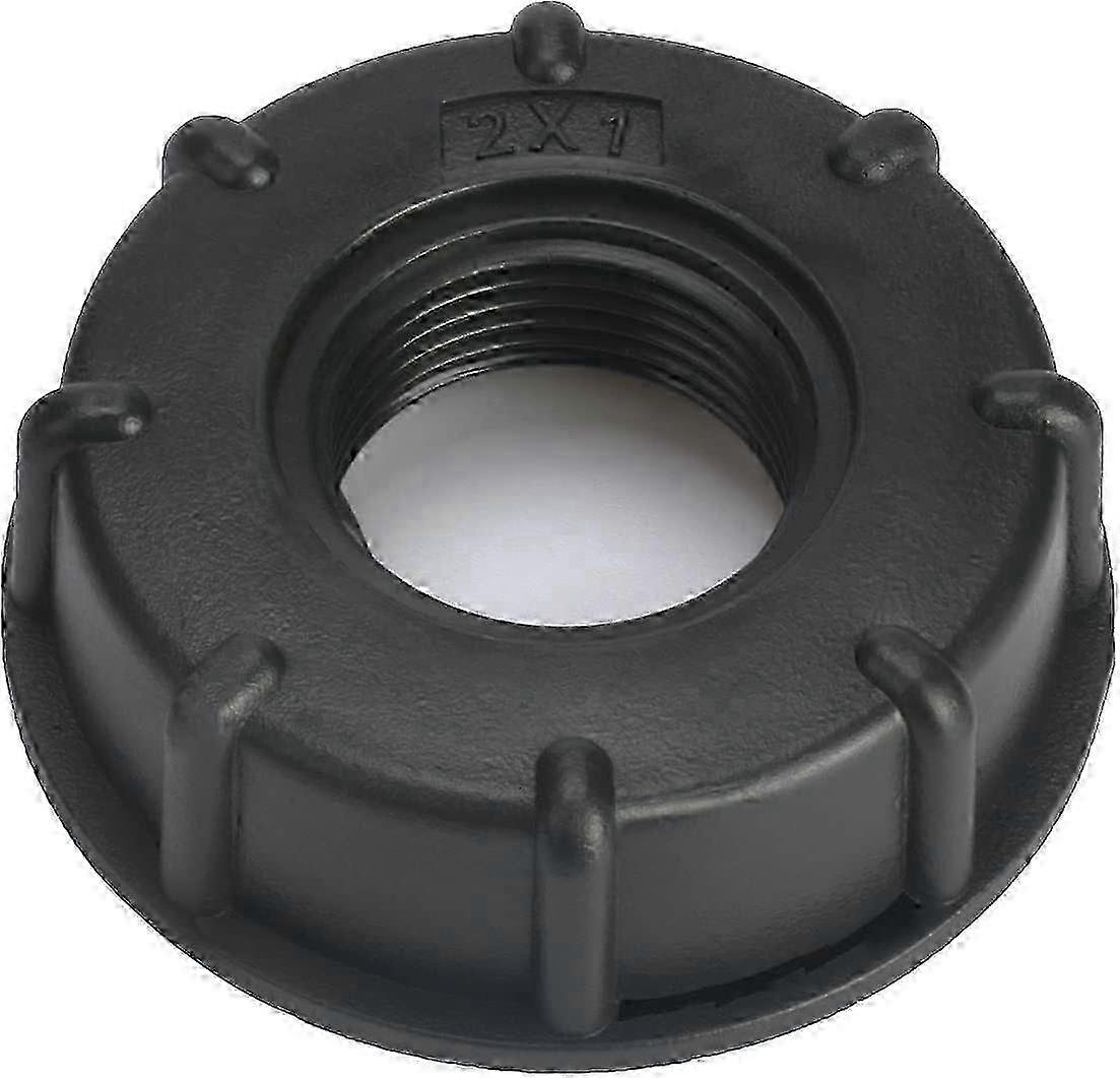 IBC Tank Adapter S60X6 Coarse Thread Cap to 1" Garden Hose Connector