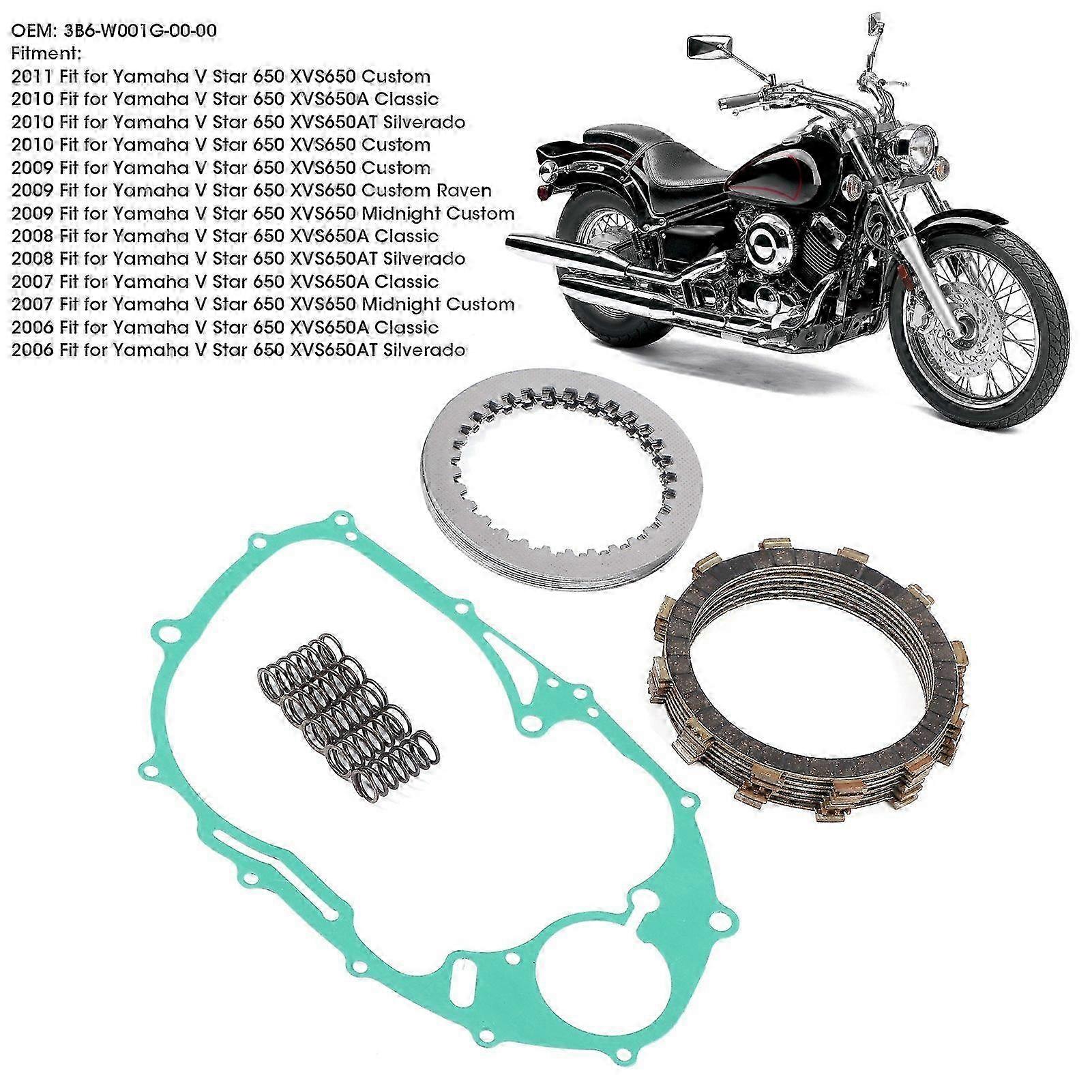 ياماها XVS650A طقم استبدال لوحة القابض 3B6-W001G-00-00