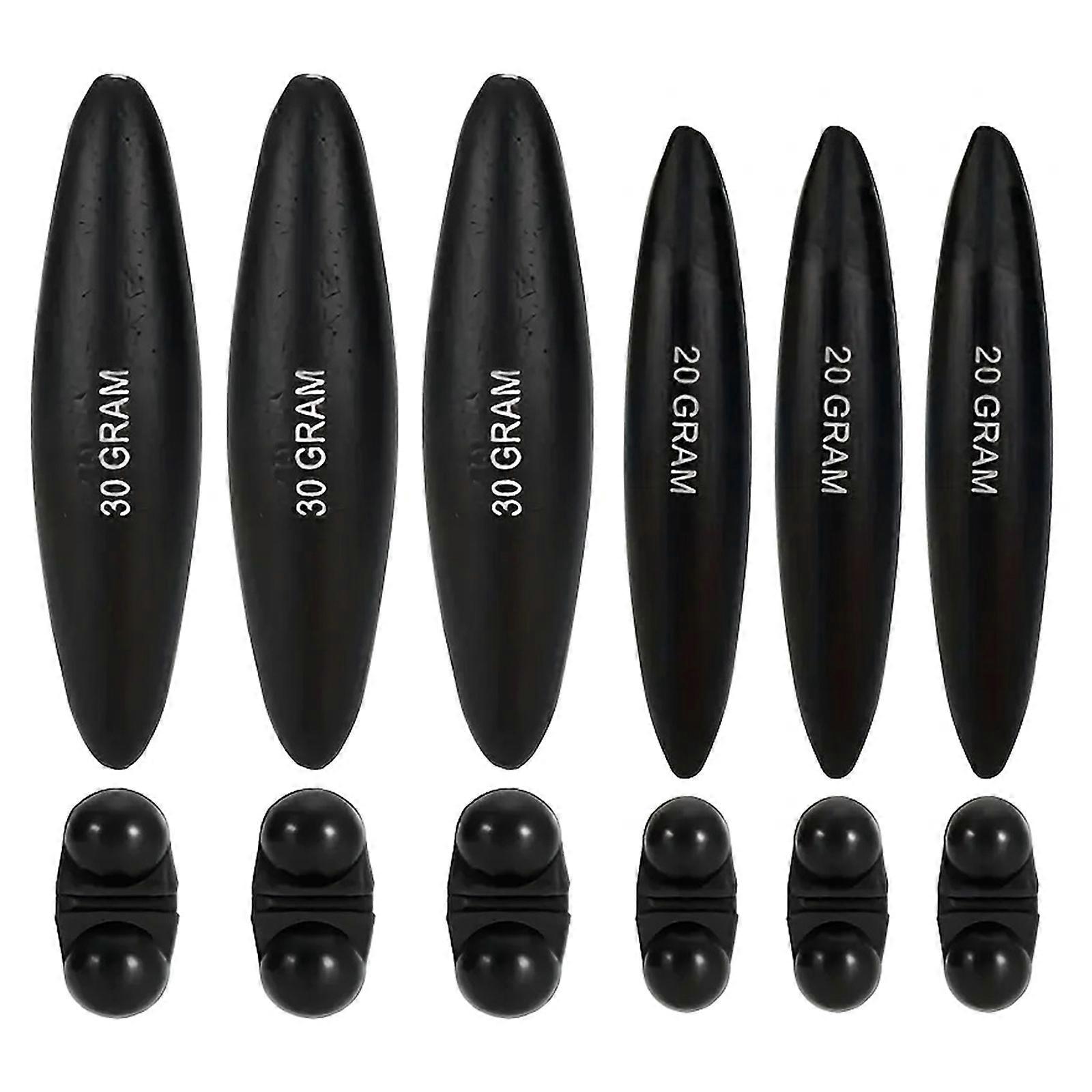 20g 30g Weight Beads Bobbers Float Fishing Buoyancy Float with Bells Fishing Tackle EVA Inline Float Portable Multicolor