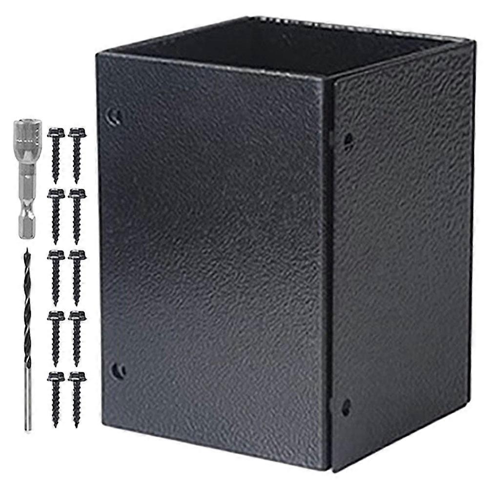 Column Protector Deck Post Base Mailbox Posts Mailbox Covers Iron Post Bracket Mailbox Post Protector Deck Post Bracket