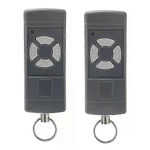 2-pack Garage Door Remote Control for HSE2-40, HS4-40, HSM4-40, Gray Buttons 40.685MHz Handheld Transmitter YC