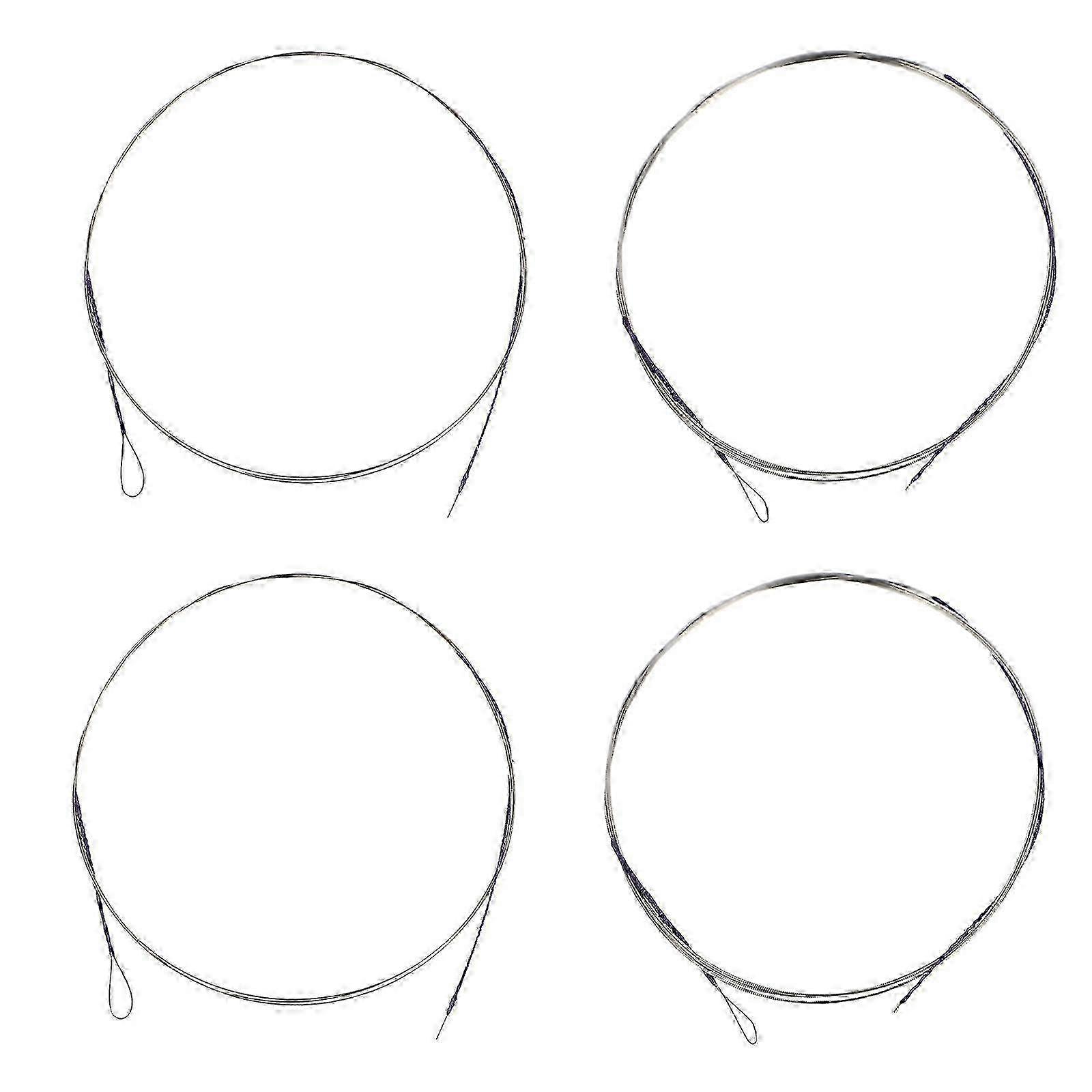 4pcs Professional Erhu Strings Music Wire Sturdy Strings Erhu Strings (Assorted Color)