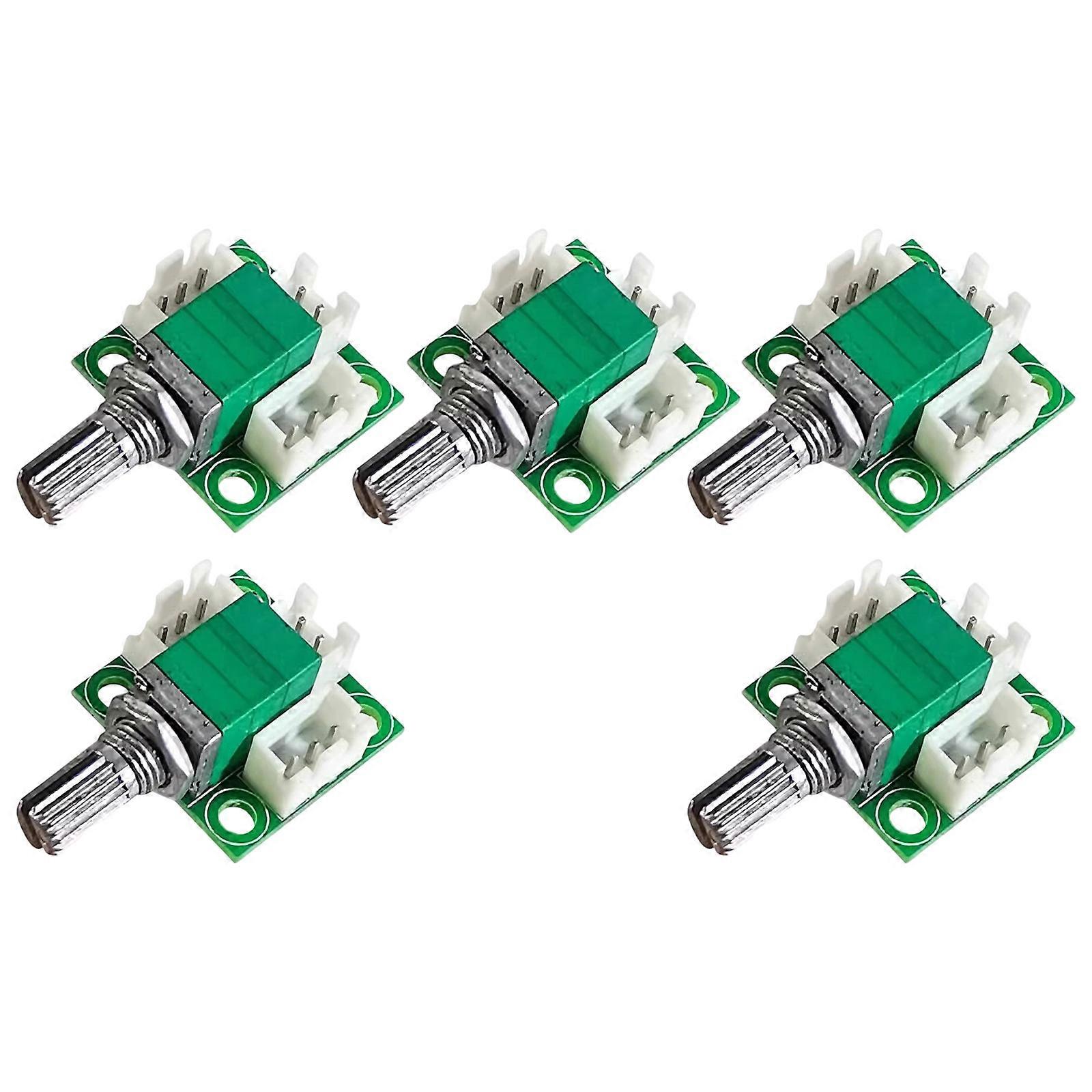 2 Channel B50K Sound Volumes Control Potentiator With Sealed Structure And Adapters Leads Board For DIY Enthusiasts Multicolor