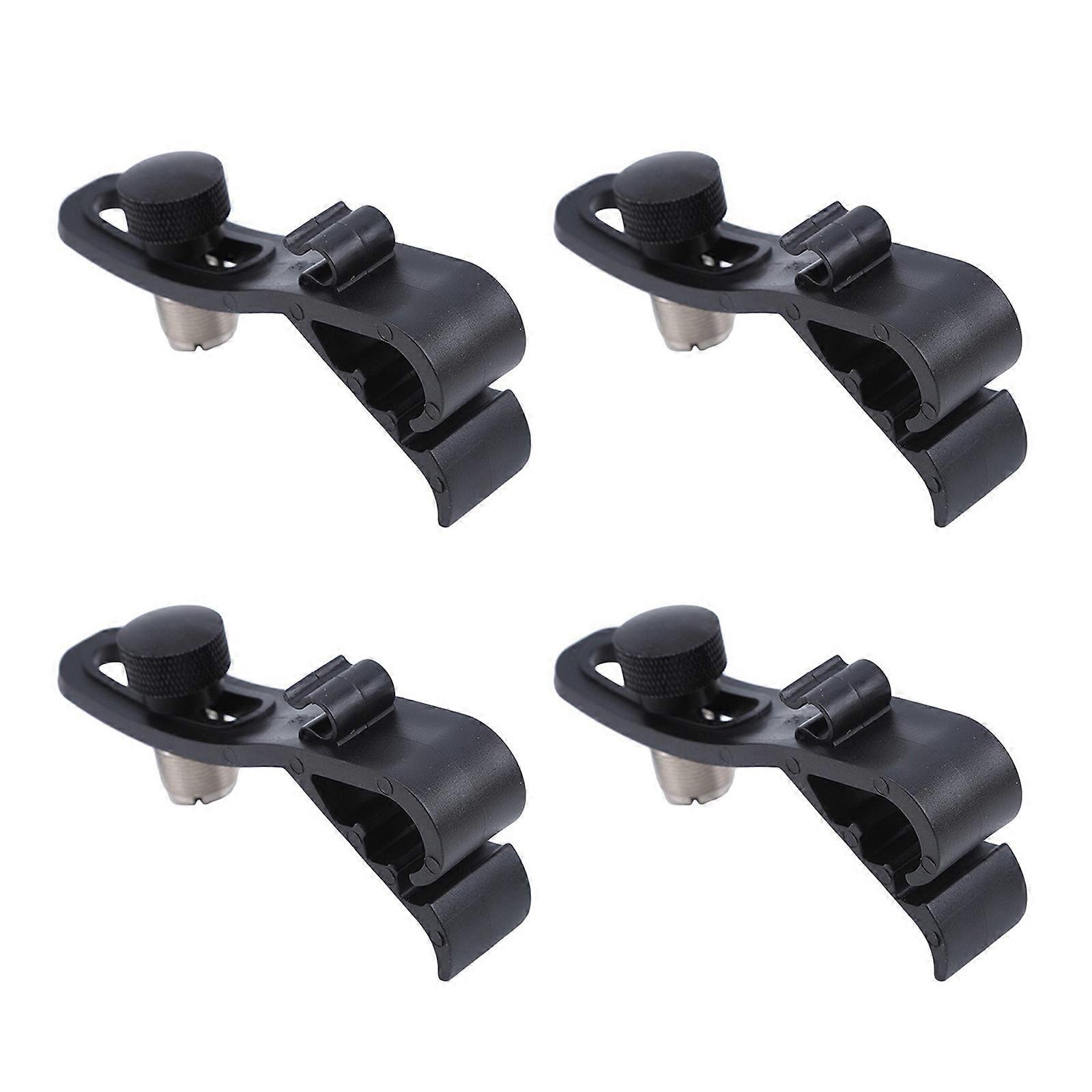 Secure Drum Transducer Anti Trembling Clips Global Fit Quick Mount System for Percussion Instruments Multicolor