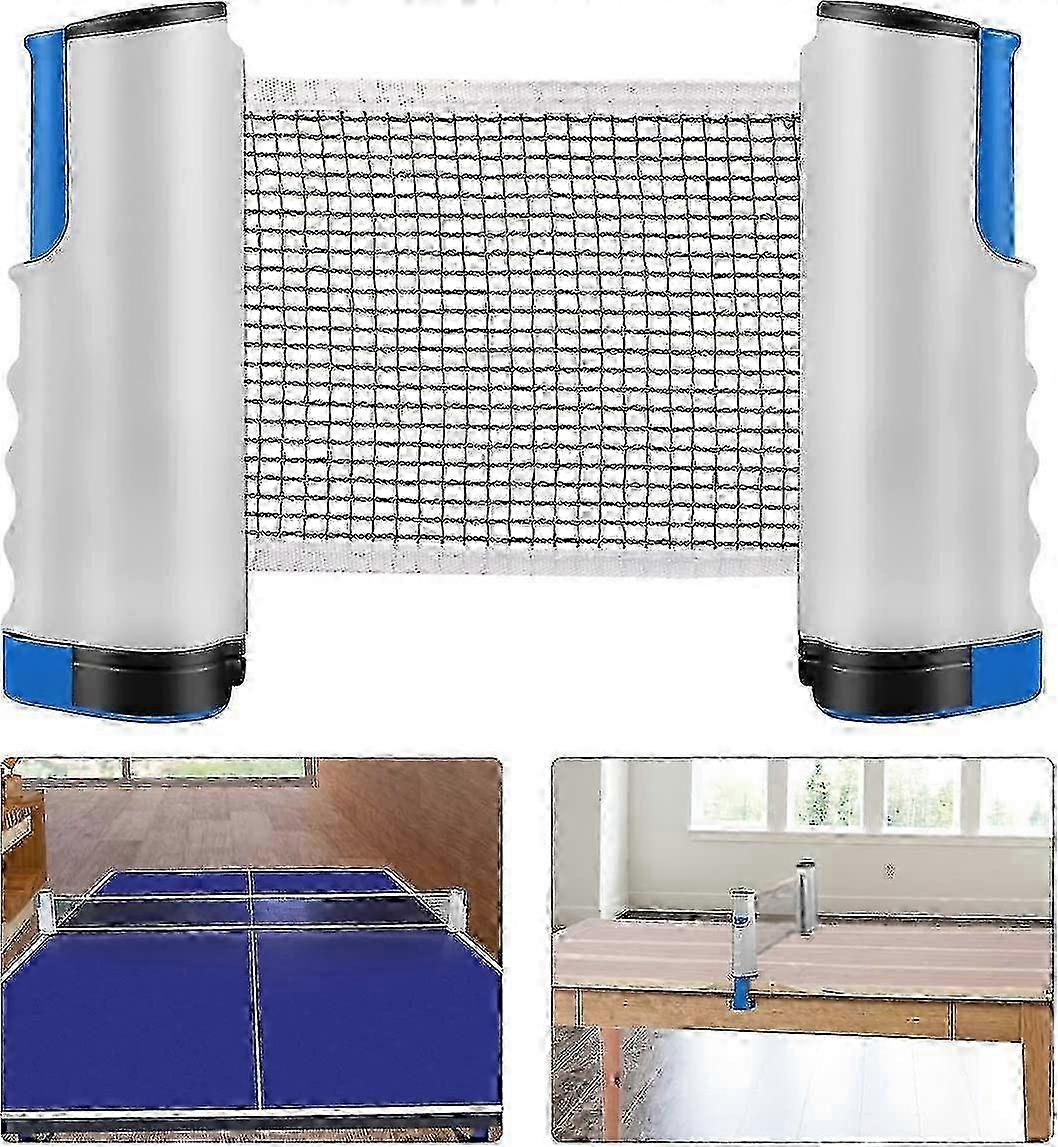 For 2024 Table Tennis Nets, Adjustable Retractable Net, Ping Pong Replacement Net, Movable for Enhanced Game Play z