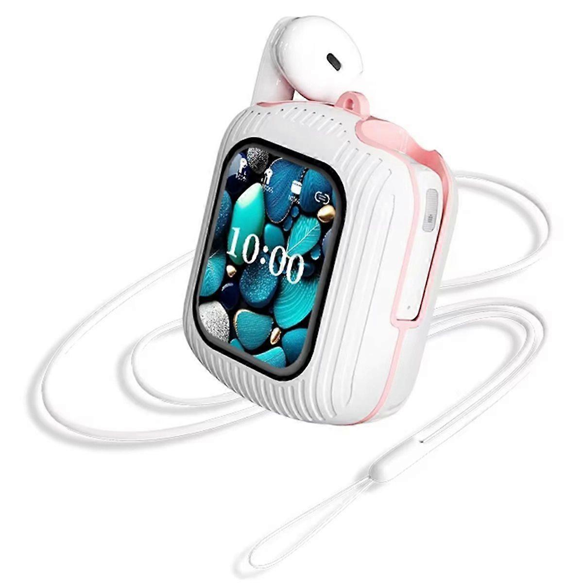 Smart Wireless Touch Screen Multi-Function Headset with Lanyard and TF Card Slot ENC Noise-Cancelin