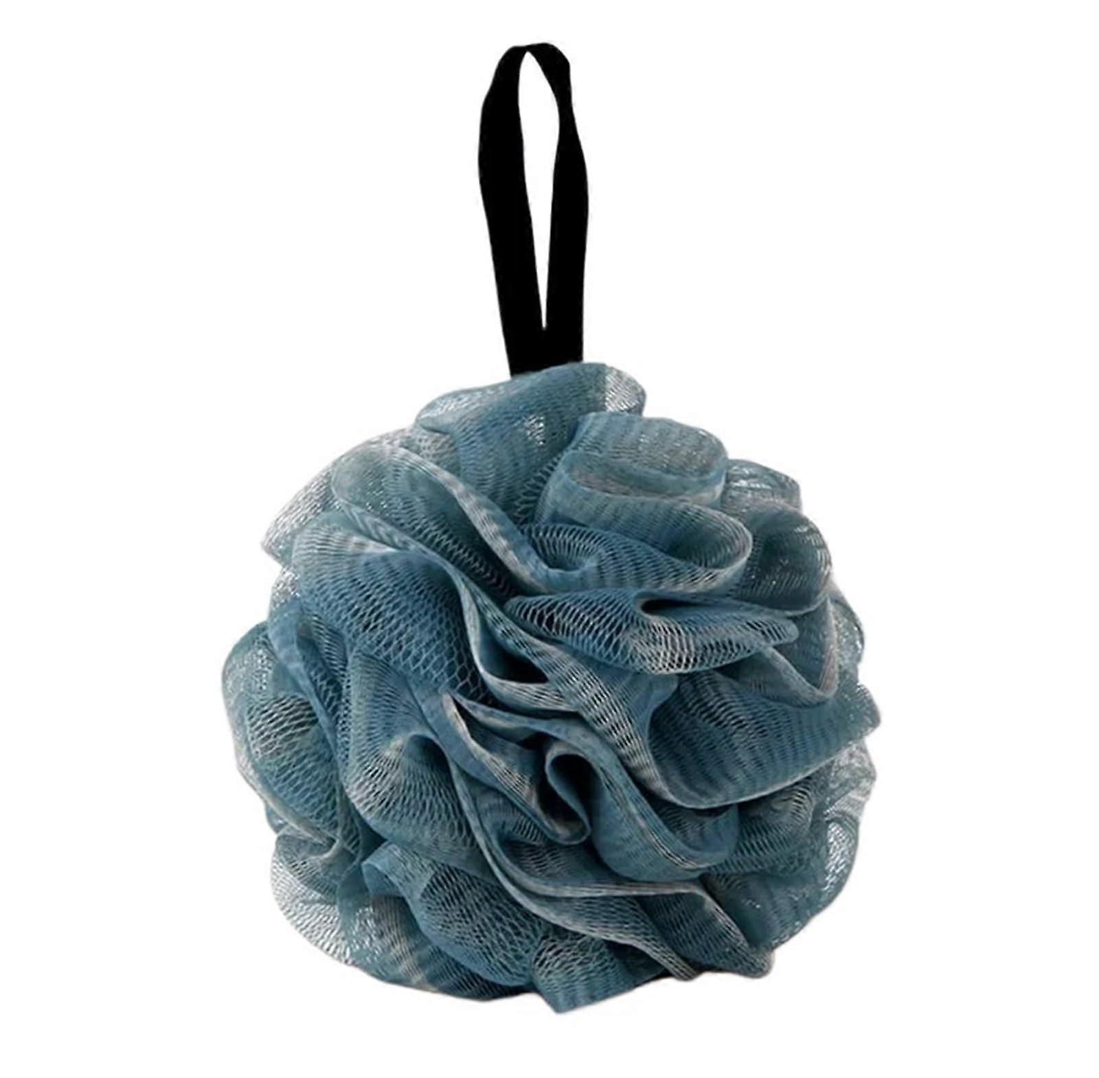 Loofah Bath Sponge Large Mesh Shower Pouf for Body Cleansing and Rich Lather, Color4, 1 Count