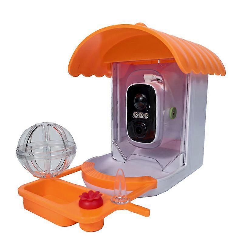 Smart Bird Feeder with Camera Solar Powered, AI Identify Auto Capture, Ideal Gift for Birds Lover, Smart Bird Cam with AI Identify BirdSpecies