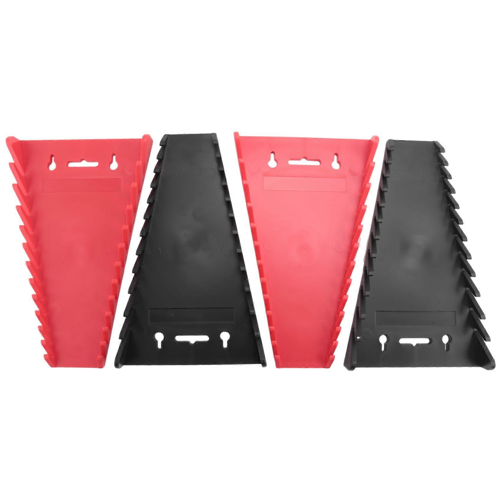 64 Slot ABS Wrench Organizer, Hanging Organizer for Tool Boxes and Walls, Suitable for SAE and Metric Wrench Storage