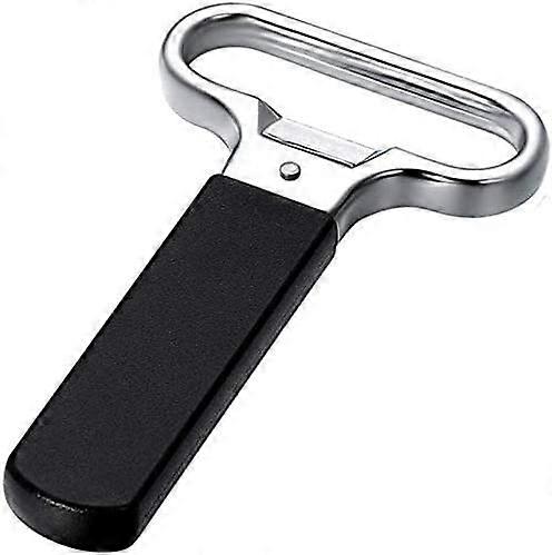 Wine Bottle Opener with TwoProng Cork Puller, Handheld Stainless Steel Corkscrew for Vintage Wine