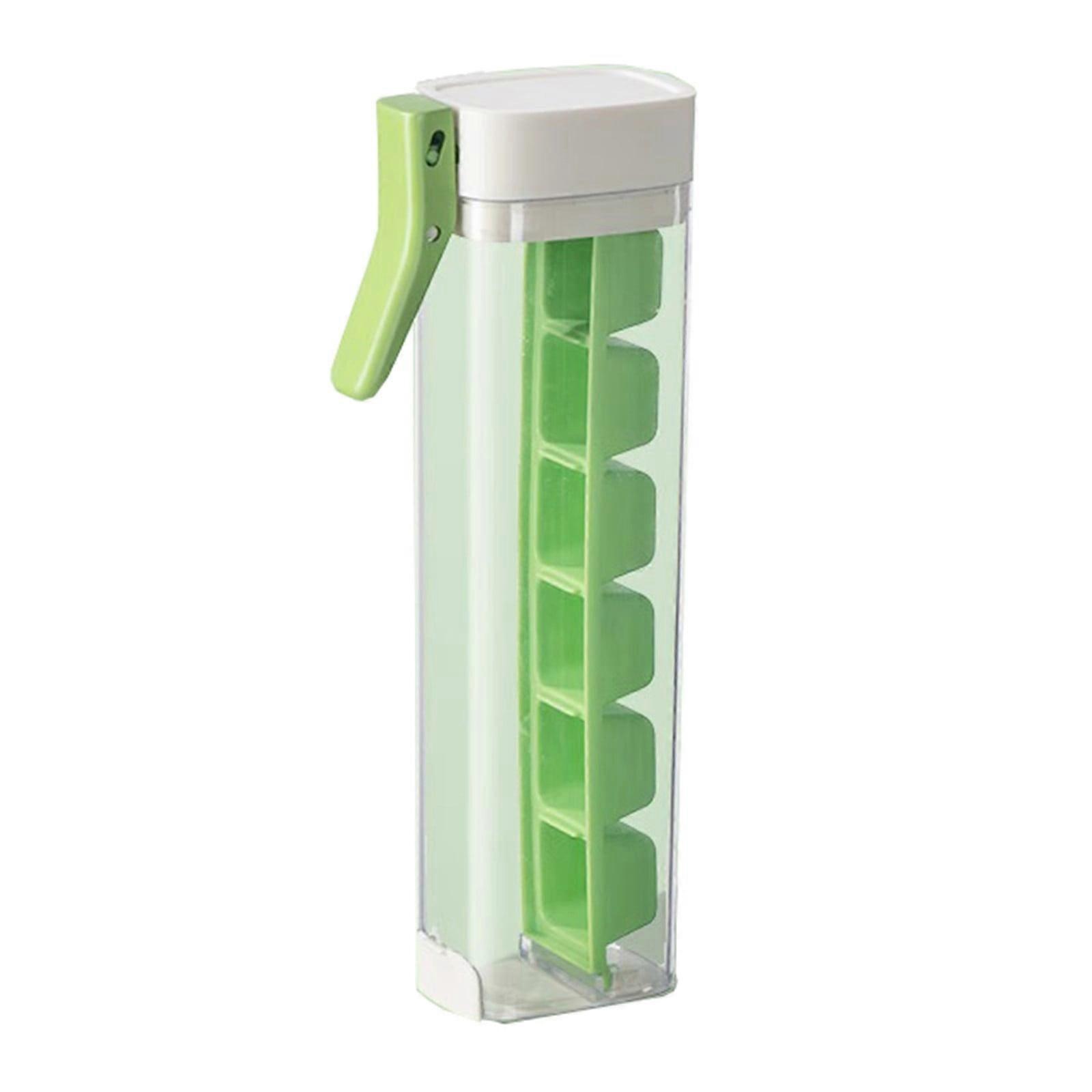 Fankiway Ice Lattice Ice Cube Molds, 6-cell, One-Handed Deicing, No Hand Contact, compatible with standard freezers