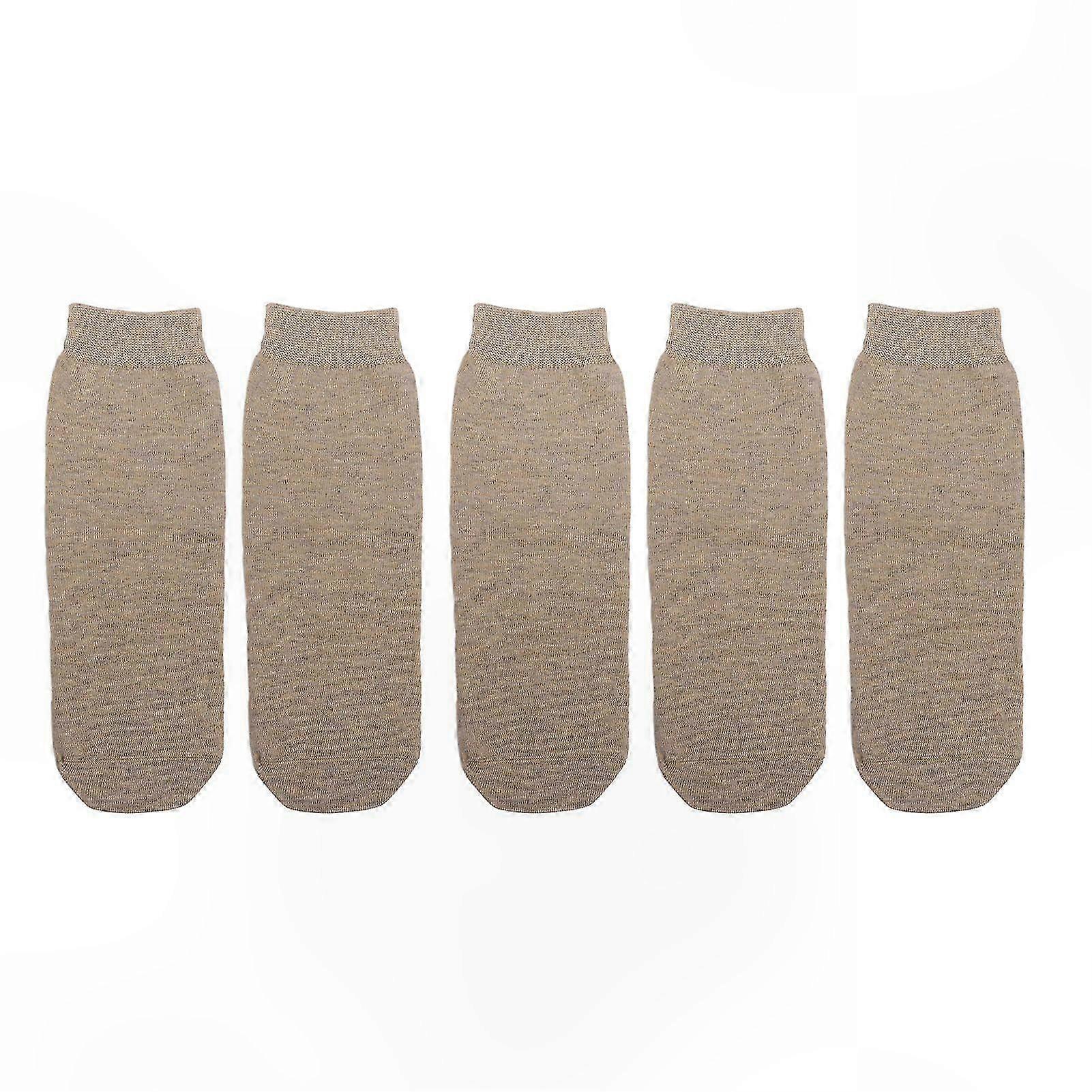 5-Pack Soft Cotton Protective Socks for Daily Comfort and Support