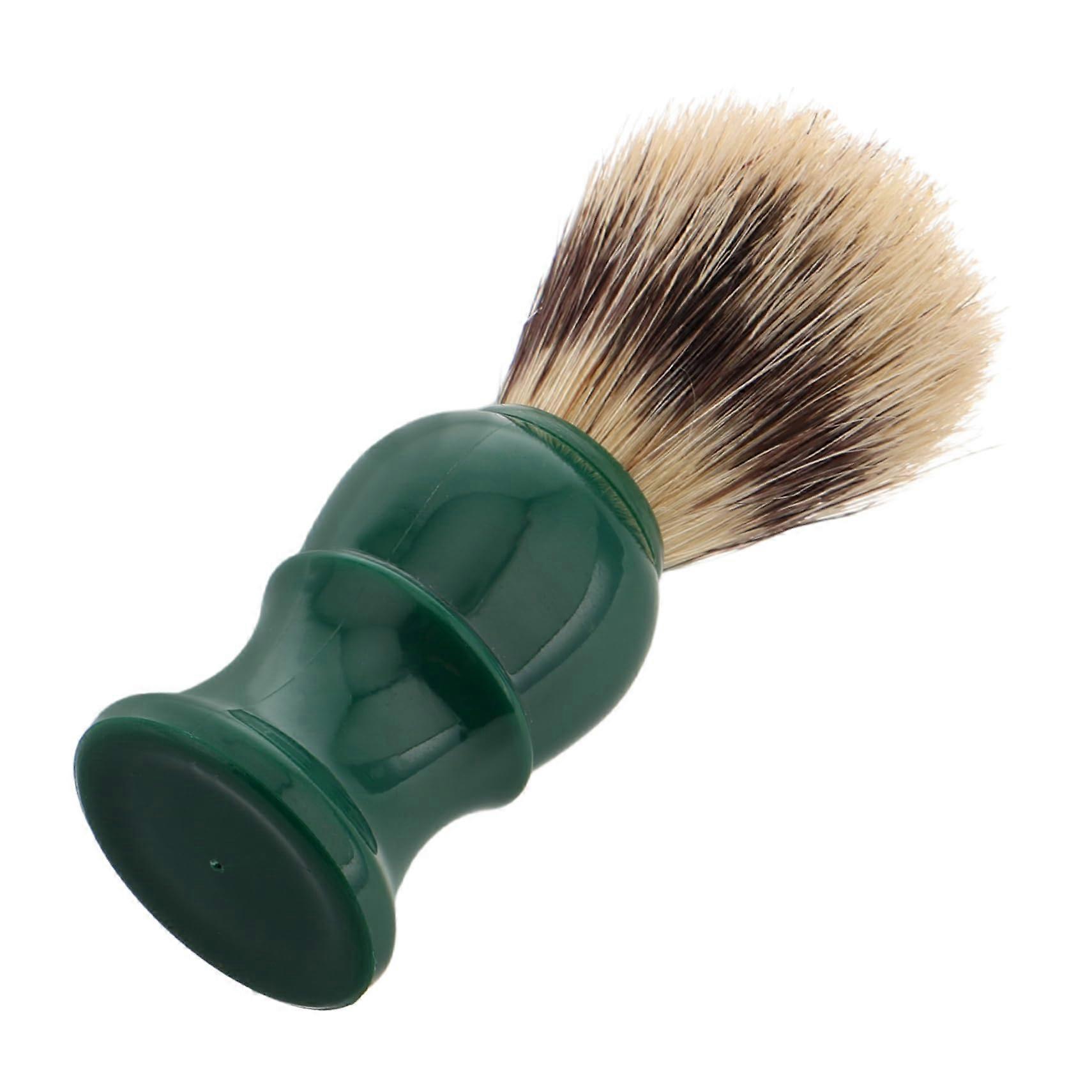 Beard Grooming Brush for Men with Wooden Handle, Mustache Styling Tool for Shaving and Barber Use