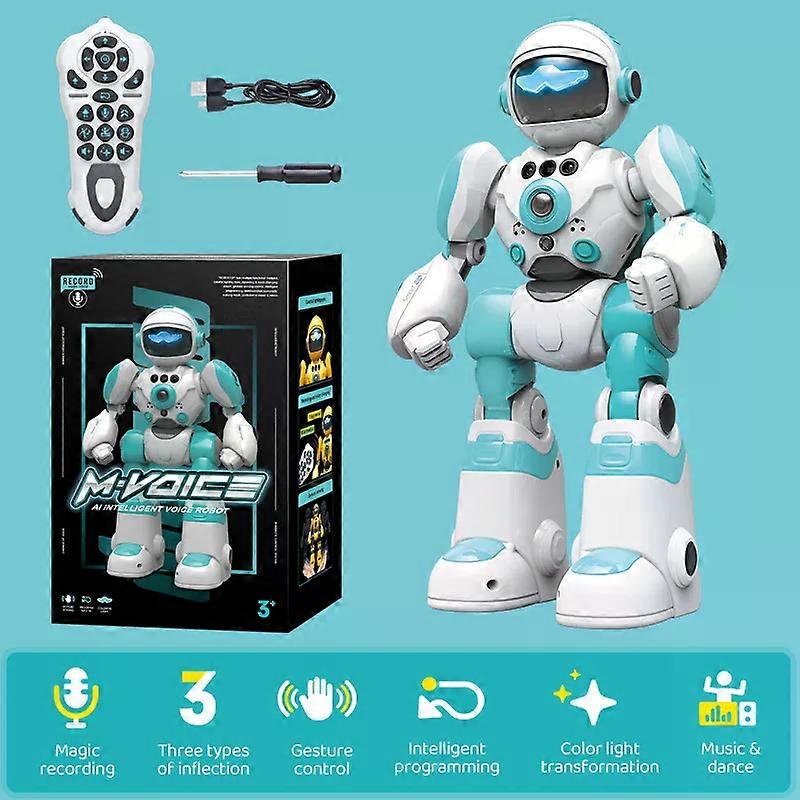 Toy Robot Rc Control Interactive Robot Intelligent for Kids Dance Voice Command Touch Gesture Control Toys Birthday Gifts