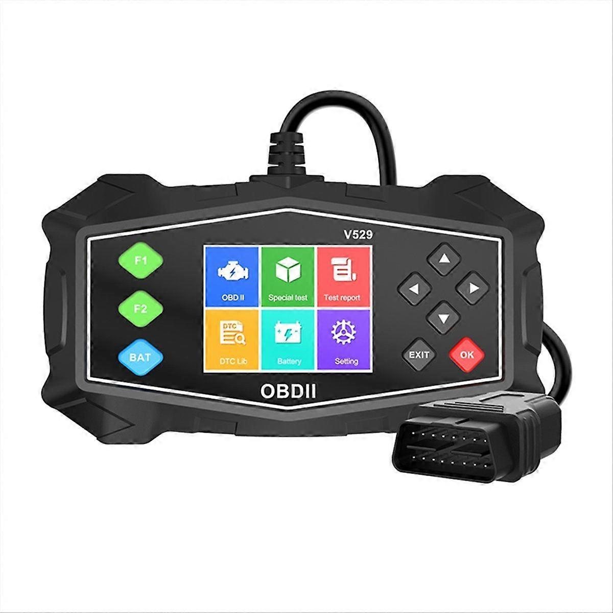 V529 OBD2 Car Scanner Multi-Functional OBD Vehicle Fault Detector Diagnostic Instrument OBD2 Scanner