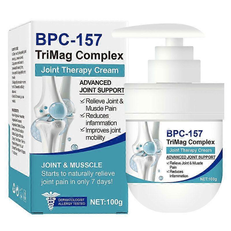 BPC-157 Läkande ledkräm, ledterapikräm, led- och benlindrande kräm, förbättrar effektivt ledbesvär i rygg, knän, händer, nacke, fötter