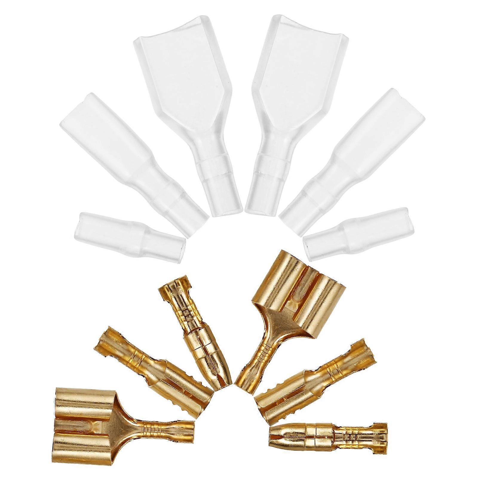 Bullet Connector Motorcycle Terminals for Secure Electrical Connections 70Sets