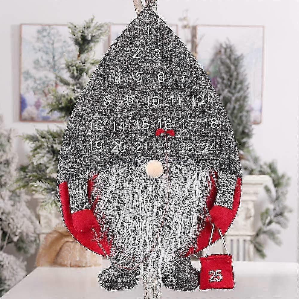 Minimalist Advent Calendar with 24 Pockets for Wall Decor