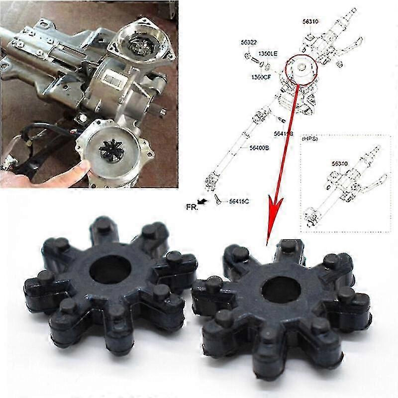 MDPS-kolomkoppeling voor Hyundai Kia-stuurinrichting, 2 stuks flexibele verbindingsonderdelen