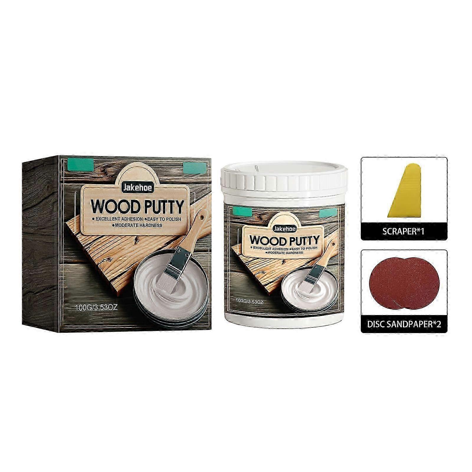 Wood Repair Paste - Instant Scratch & Discoloration Fix for Furniture & Floors, Easy & Durable 140g