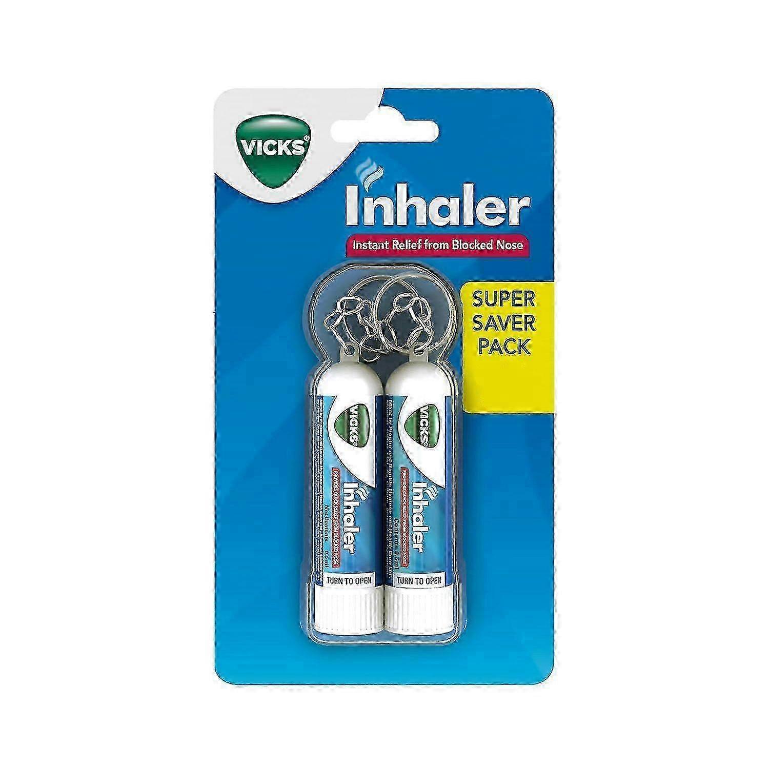 Nasal inhaler pencil (2 x 0.5 ml), Inhaler, Vicks