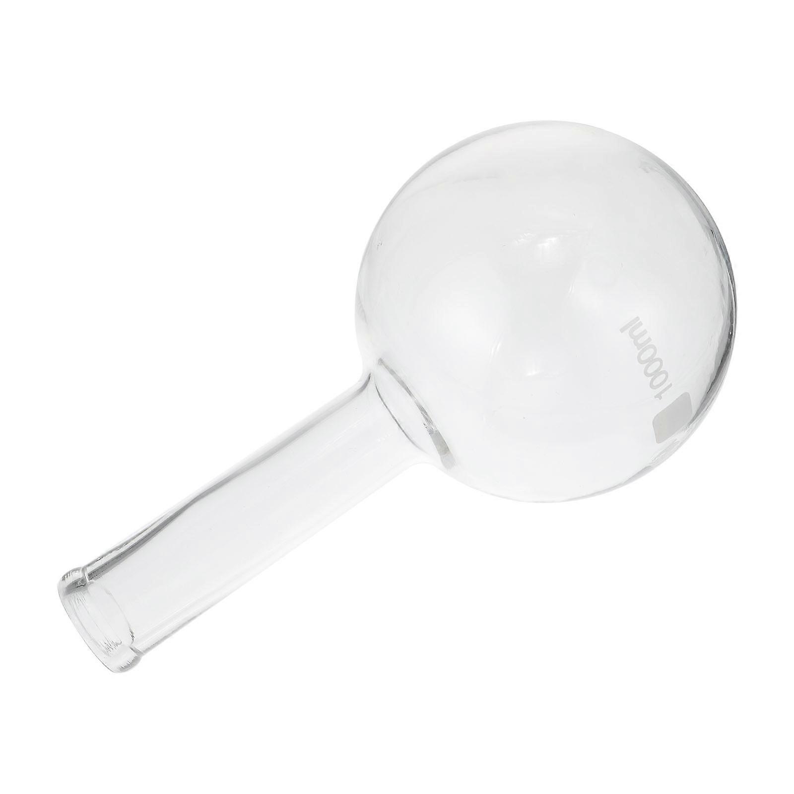 Transparent Science Flask Flat Bottom Flask for Labs Use 1Pcs