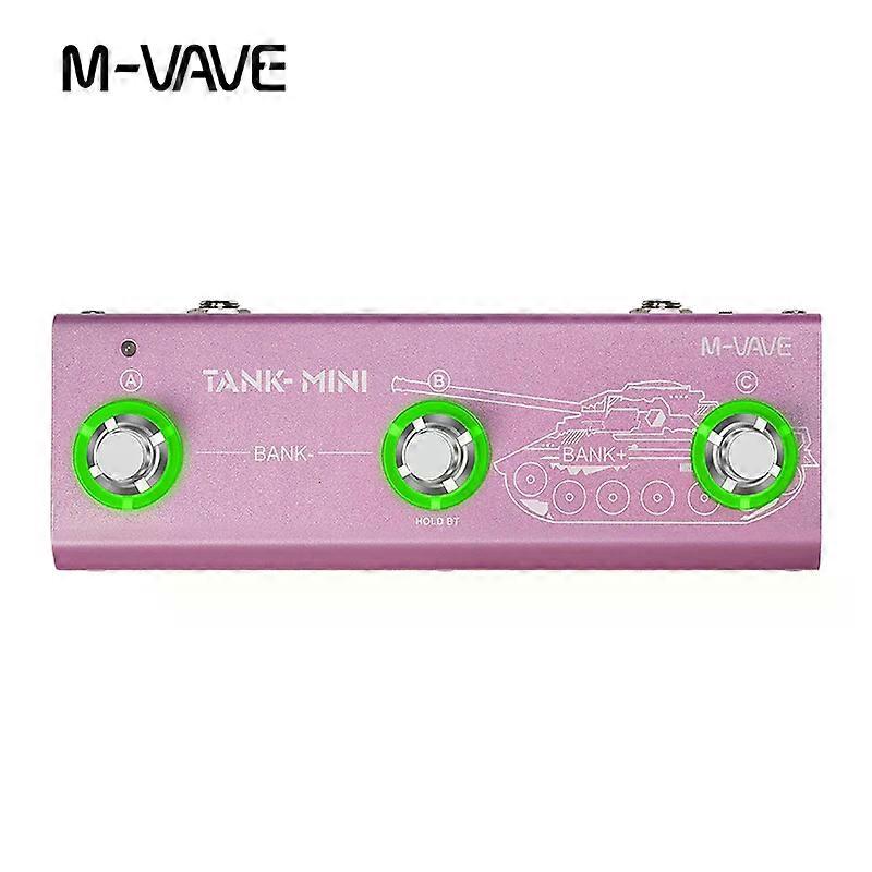 M-VAVE Tank Mini  Multic Effect Guitar/ Bass Pedal Support IR and OTG Recording,Built-in Cab,Amp,Mod,FX,Delay and Reverb Effects