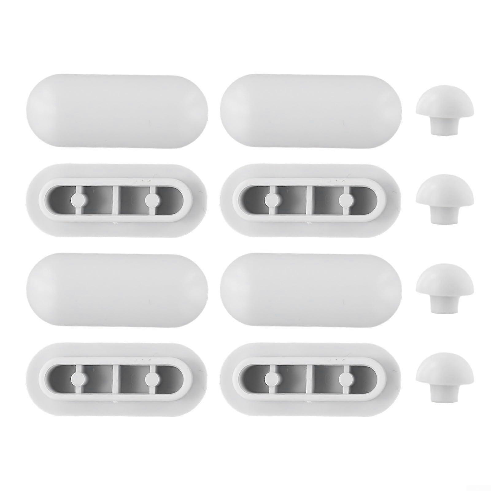 Toilet Seat Buffer Pads 8 Pack  Noise Reducing LDPE EVA Cushioned Base Pads for Fixture Protection