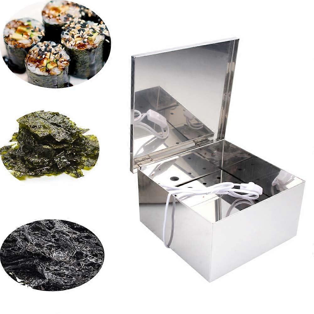 Stainless Steel Seaweed Dryer with Adjustable Temperature Control for Crispy Nori and Sushi Prep