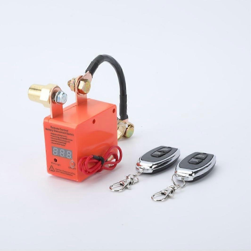 Wireless Battery Disconnect Switch 12V Remote Control Kill Switch for Cars Quick Power Isolation