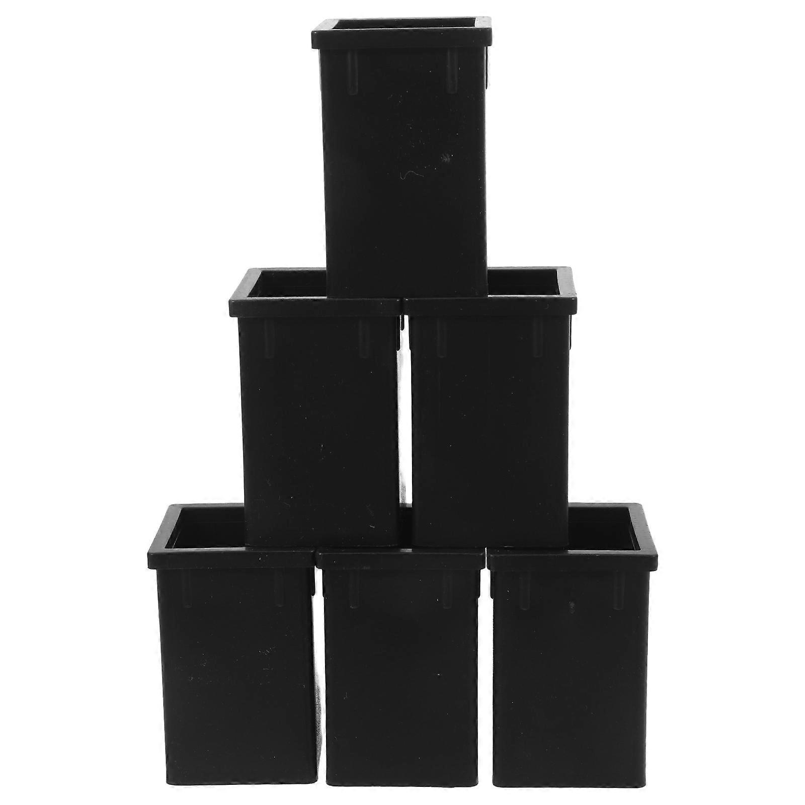 Square Tube Adapter Sleeve for Construction and Maintenance 6Pcs Pack
