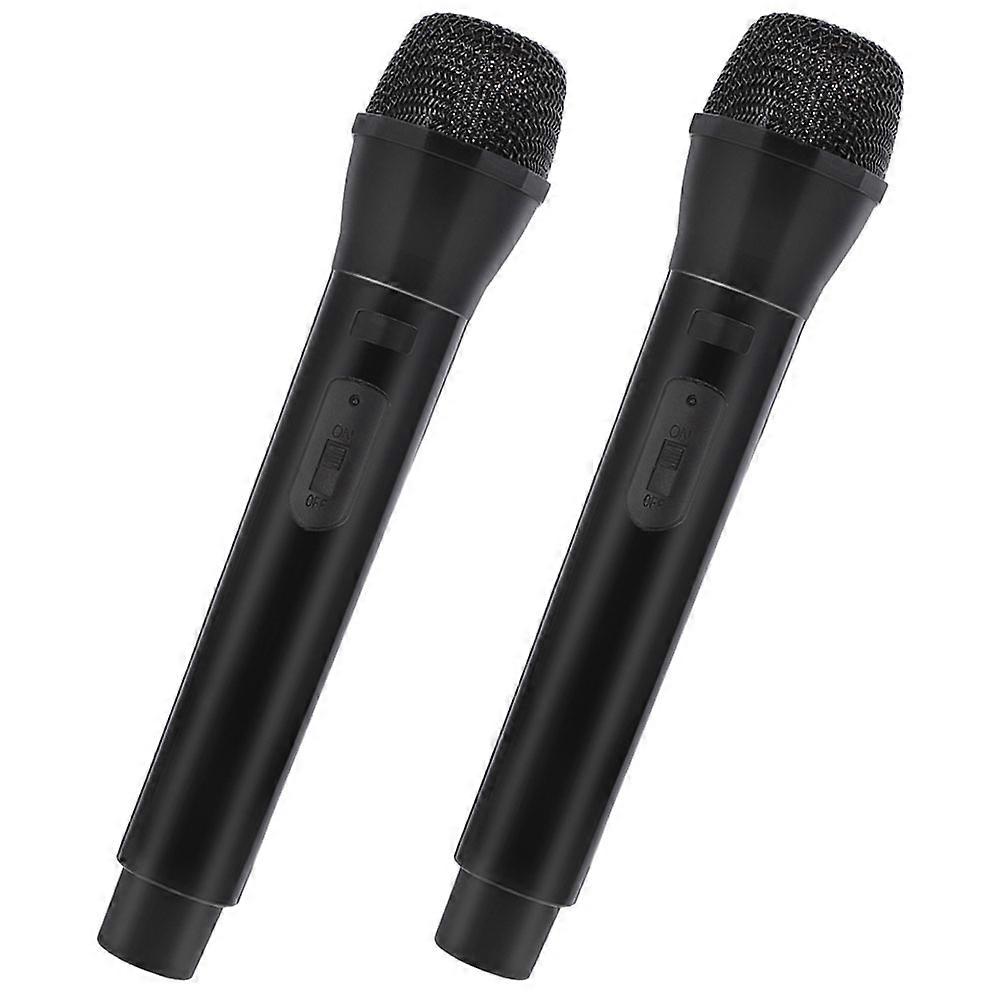 Simulated Microphone Toy Kids Microphone for Pretend Play 2Pcs