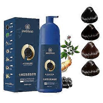 25-26 500ml Caviar Protein Hair Dye Shampoo - Plant-Based Instant Colour for Natural-Looking Coverage & Shine