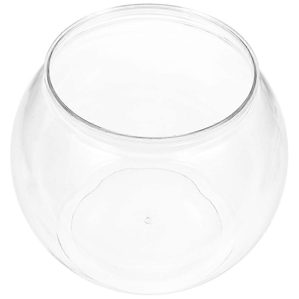 Transparent Tabletop Fish Tank Globe Fish Bowl for Storage Use Plastic