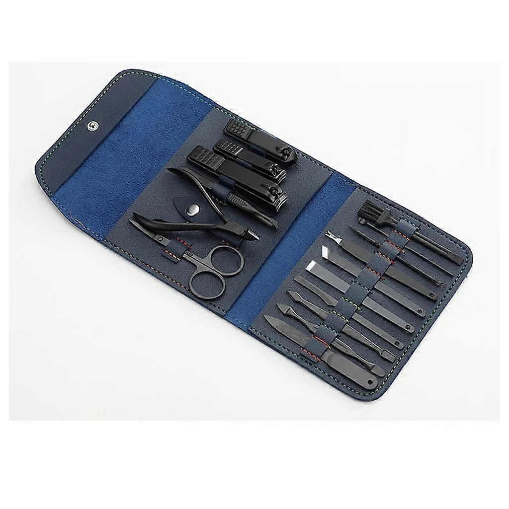 Stainless Steel Nail Clipper Set with Ergonomic Handle, Sharp Blades, MultiTool Manicure Kit