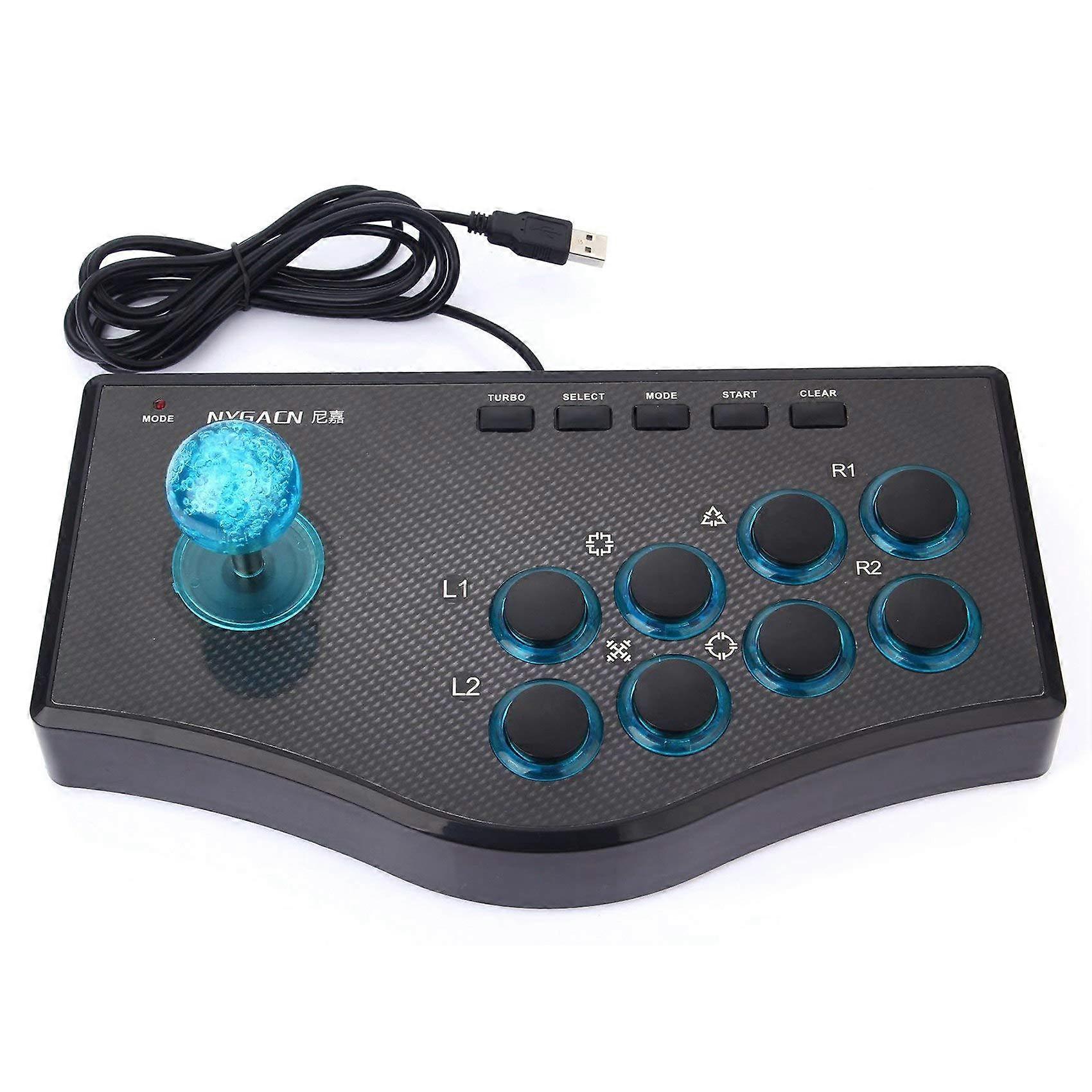 USB Wired Game Controller with Dual Mode, Ergonomic Grip, Wide PC Compatibility for Windows