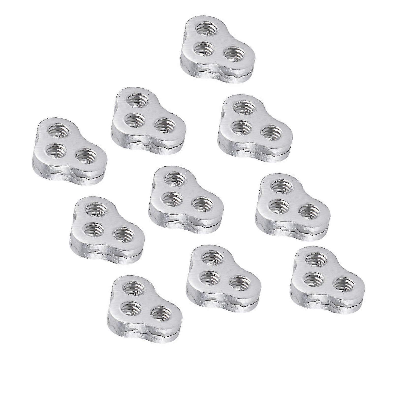 10 Pcs Offset Brackets Luminum Alloy 3 Hole Stabilizer Offset Bracket for Robots Specific Installation