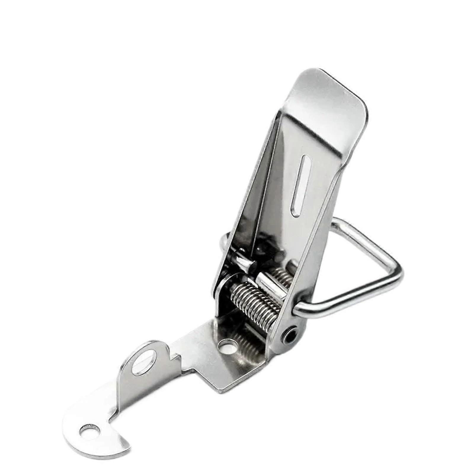 2PC Heavy Duty Toggle Latch with Secure Locking for Toolbox and Crate, Spring Loaded Design