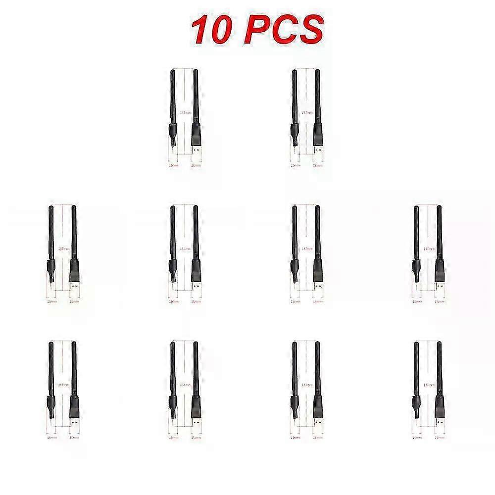 1~10PCS Mini Usb Wifi Adapter Multi System Compatibility Simulate Function Wifi Network Card Fi Receiver Strong