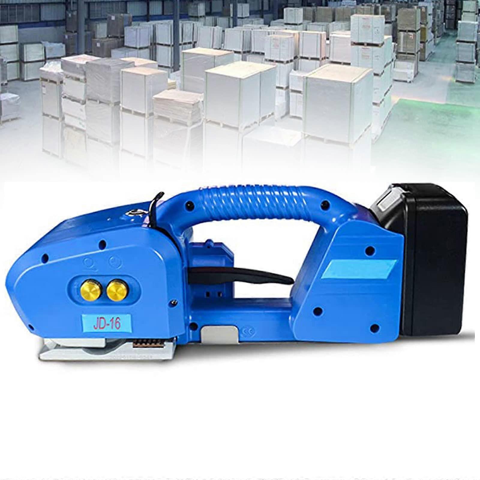 Electric Strapping Machine Automatic 2800N with 6000mAh Battery for 916mm PP PET Straps