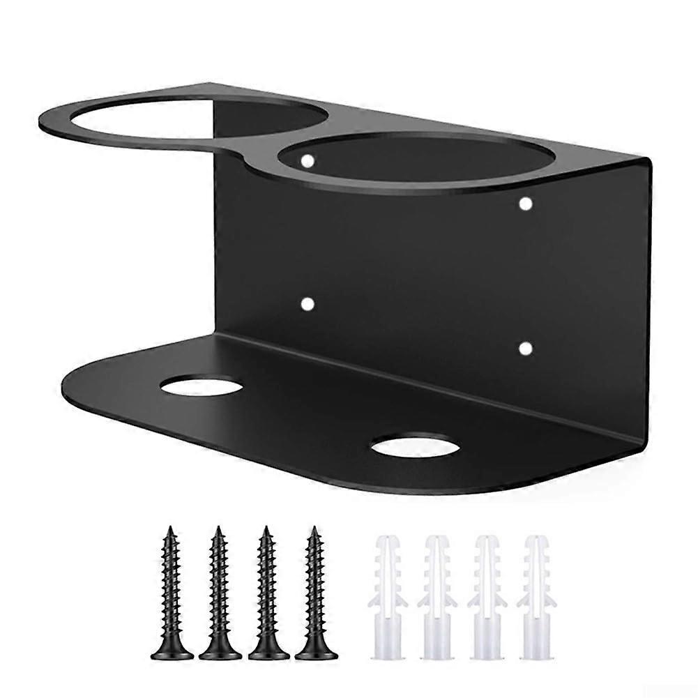 Wall Mounted Spray Bottle Holder Rack, Durable Steel SpaceSaving Storage for Garage Workshop Home (2)