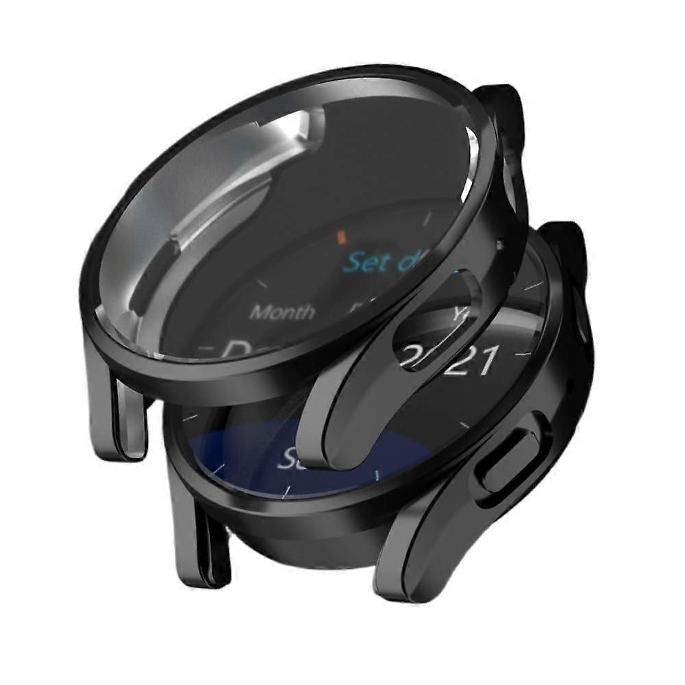 Case with Screen Protector for Samsung Galaxy Watch 5 40mm, ScratchResistant TPU Protective Cover Black