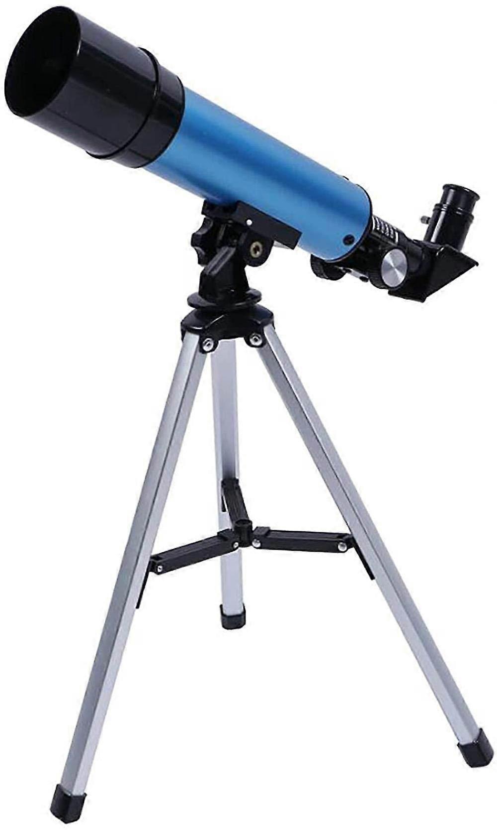 Kids Telescope 90X  Magnification Beginner Astronomical Scope with Foldable Tripod for Moon Viewing