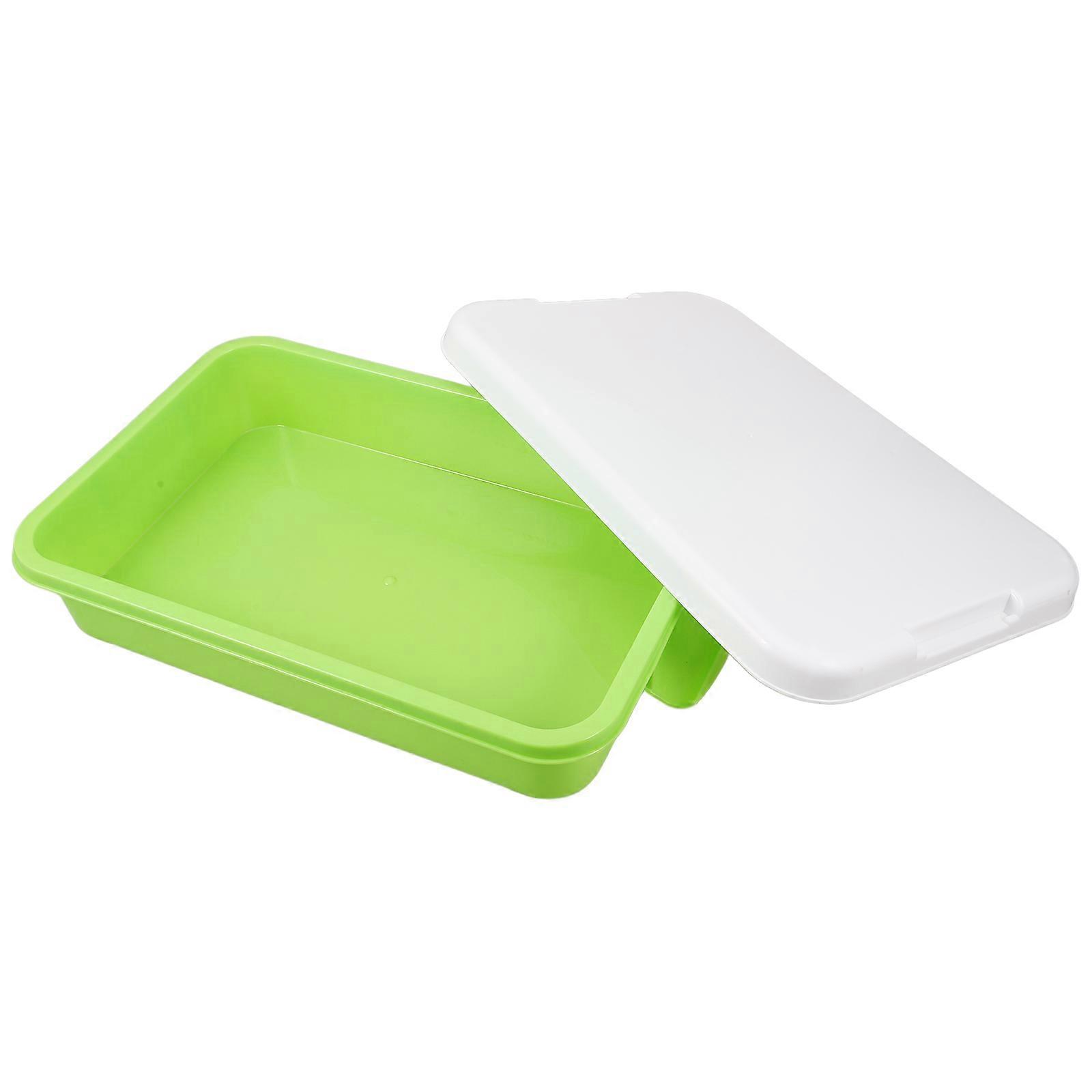 Portable Sand Tray with Lid Plastic Sandbox for Storage Use